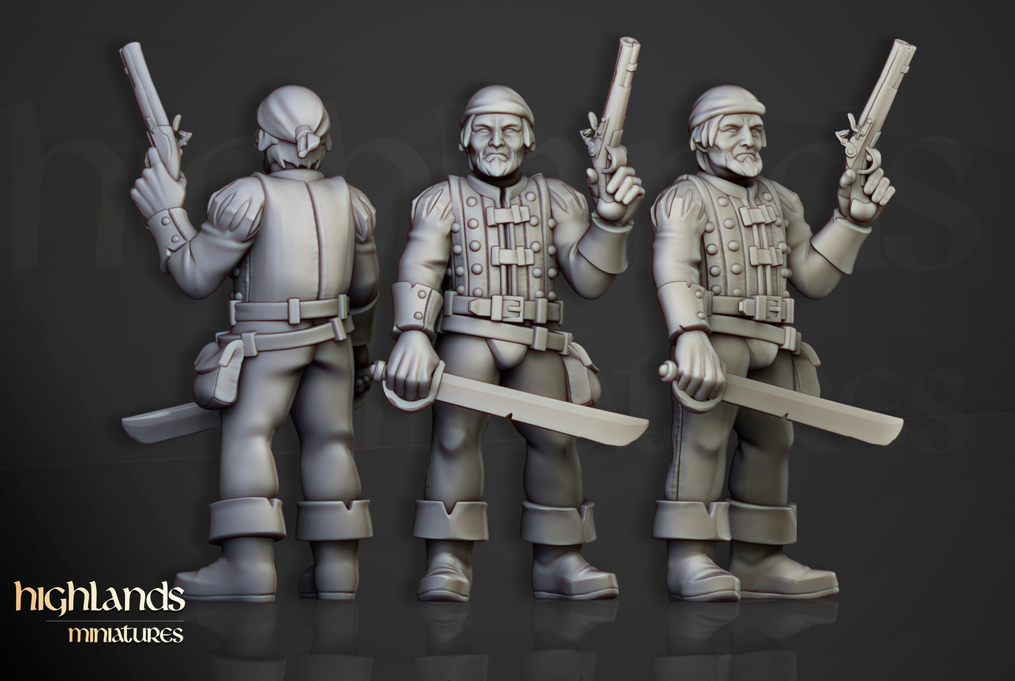 Sunland Empire Infantry by Highlands Miniatures | Resin Human Soldiers for Fantasy Battles & Tabletop Wargames