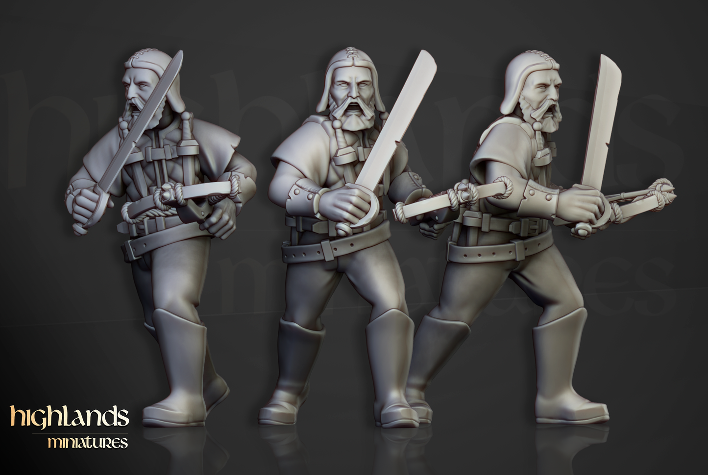 Sunland Empire Infantry by Highlands Miniatures | Resin Human Soldiers for Fantasy Battles & Tabletop Wargames