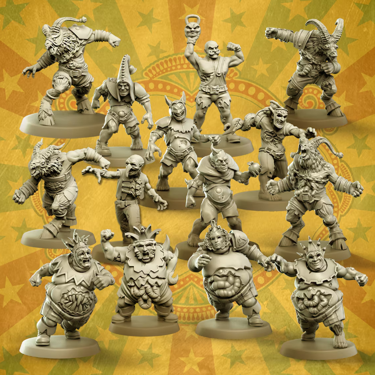Plague Carnival Nurgle Team Fantasy Football Punga Miniatures