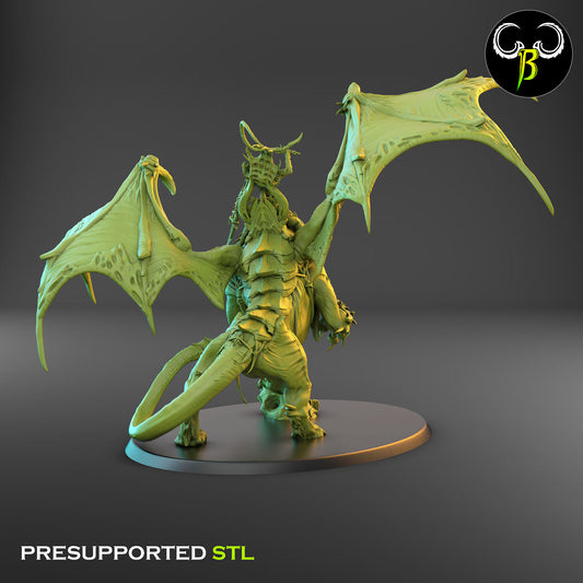 Slavemaster on Black Fury - Cult of the EIGHT - Dark Elves army - Clay Beast Creations - TheMajorLab