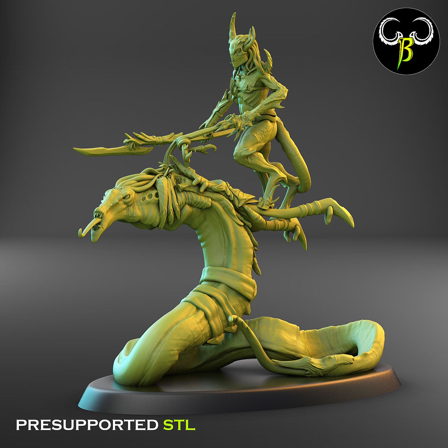 Soul reaver male squad - Dark Legion - Chaos Army - Clay Beast Creations