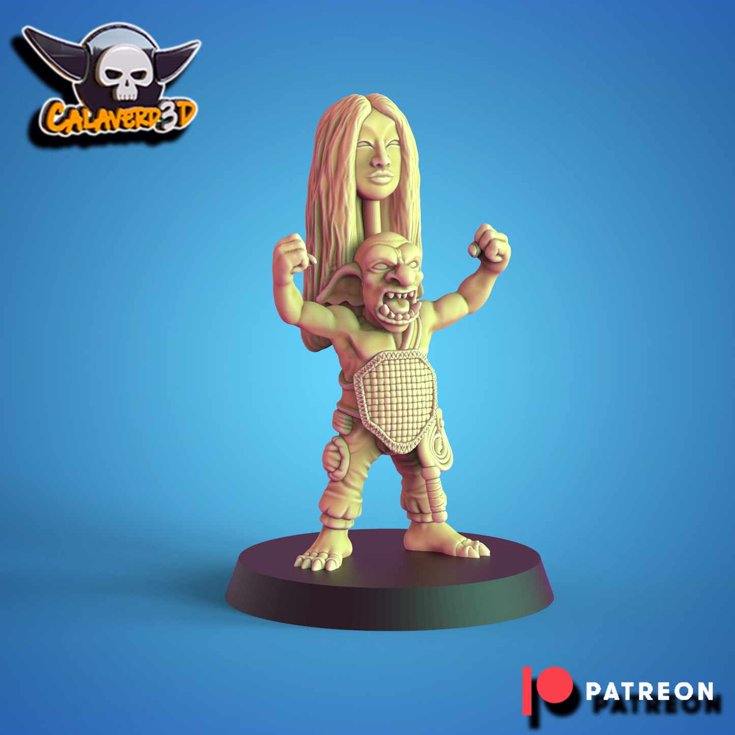 Small Max Goblin Team - 17 High-Quality 3D Print Miniatures| Blood Fantasy Football Bowl | Calaverd3D
