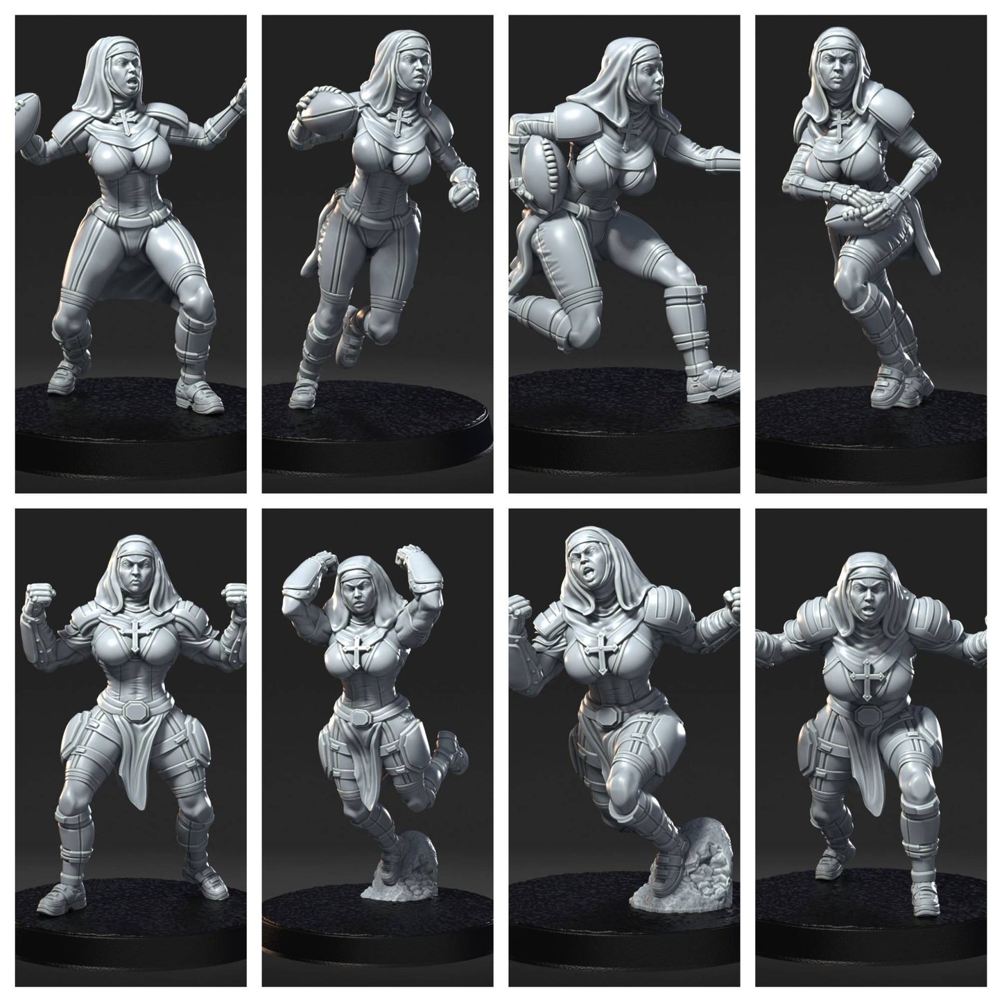 The Divine Bounce – Amazons – High Quality Miniatures for Fantasy Football Game – RN Estudio Mythbowl