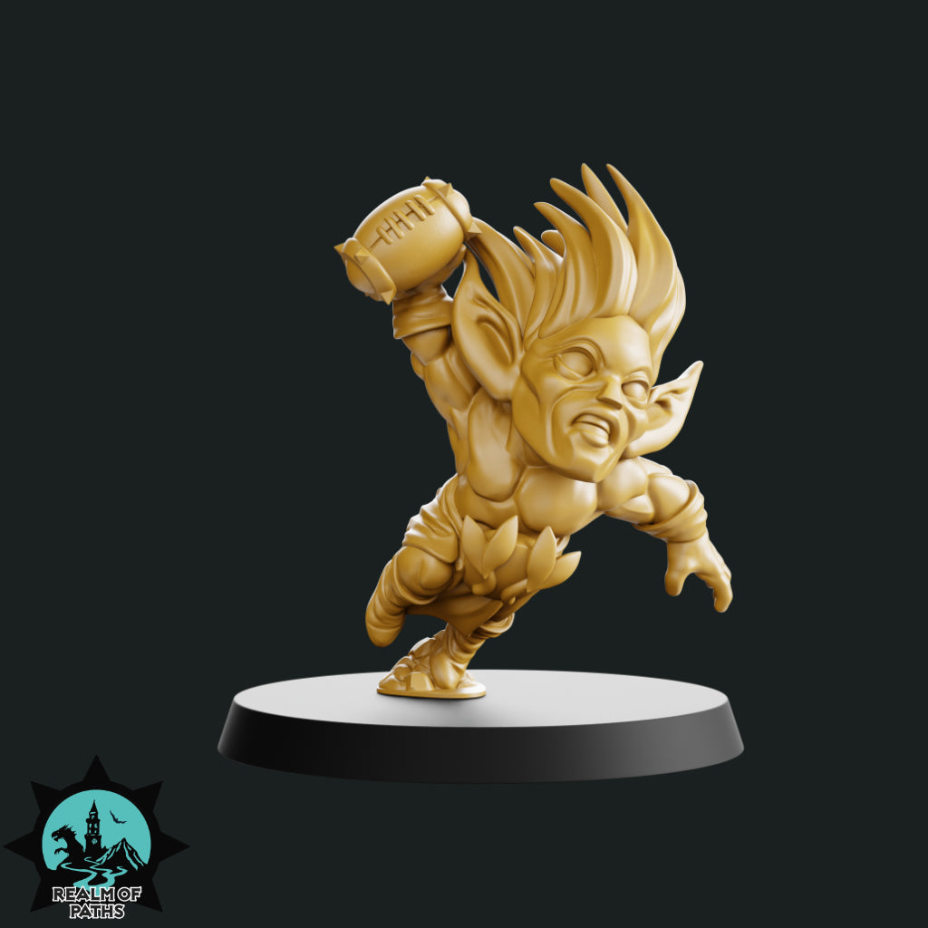 The Forest Wood Elves Chibi Style Fantasy Football Team 16 High Quality Miniatures Realm of paths