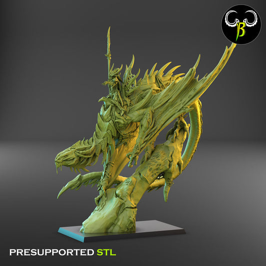 Vile Drake - Cult of the EIGHT - Dark Elves army - Clay Beast Creations - TheMajorLab