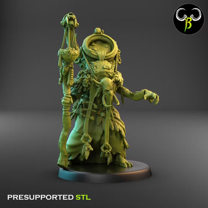Witch Docta - ClayBeastCreation, Hedtekka Tribe orc shaman