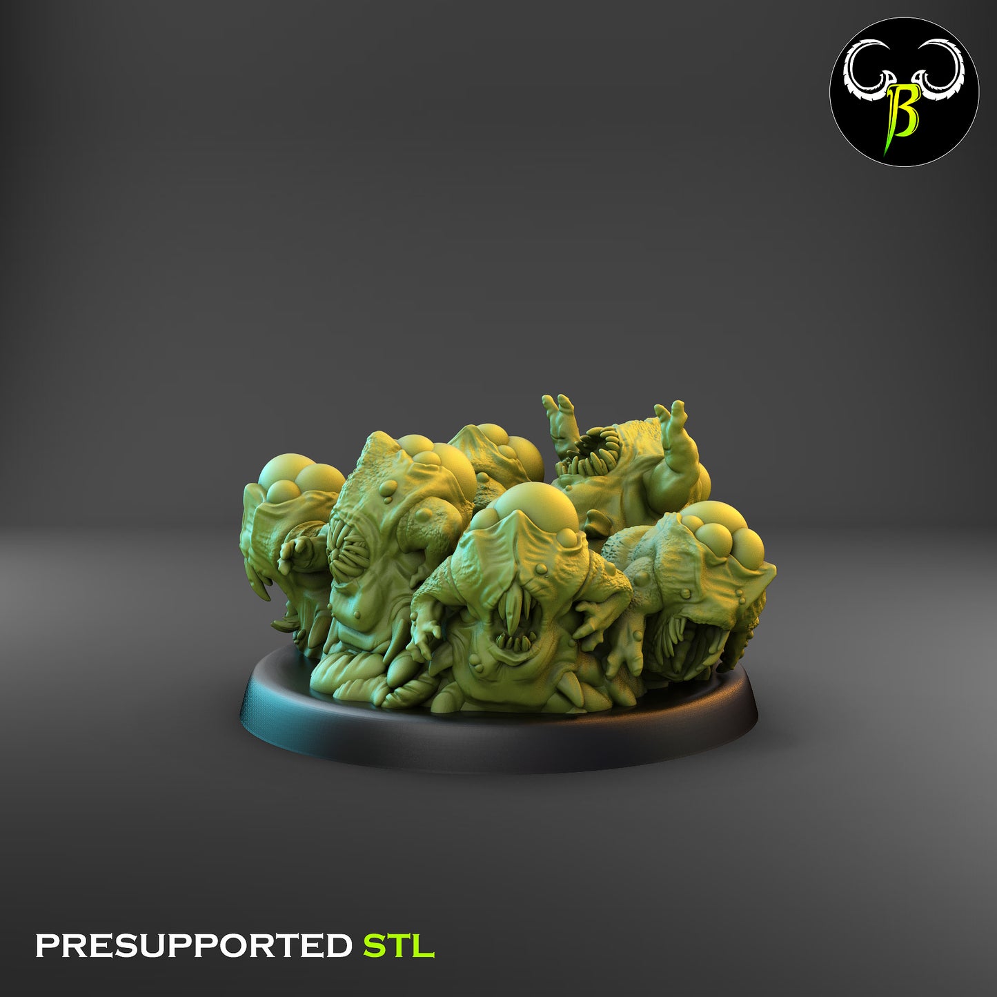 Wormlings Squad by Clay Beast Creations | Chaos Army Resin Miniatures for Dark Fantasy Wargames