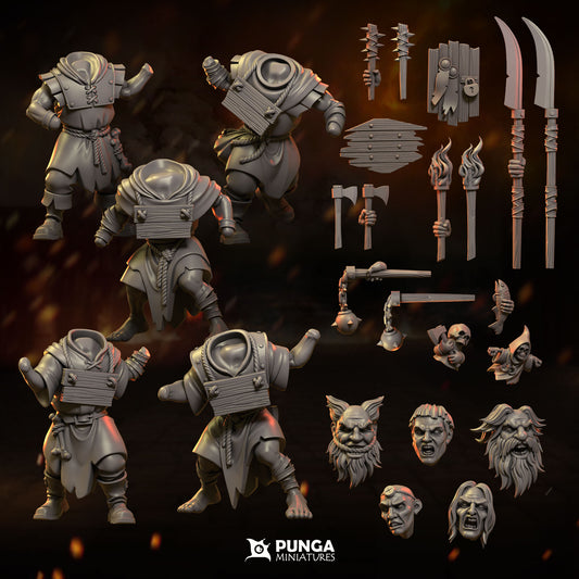 Zealots Warband Human Miniatures Punga Miniatures