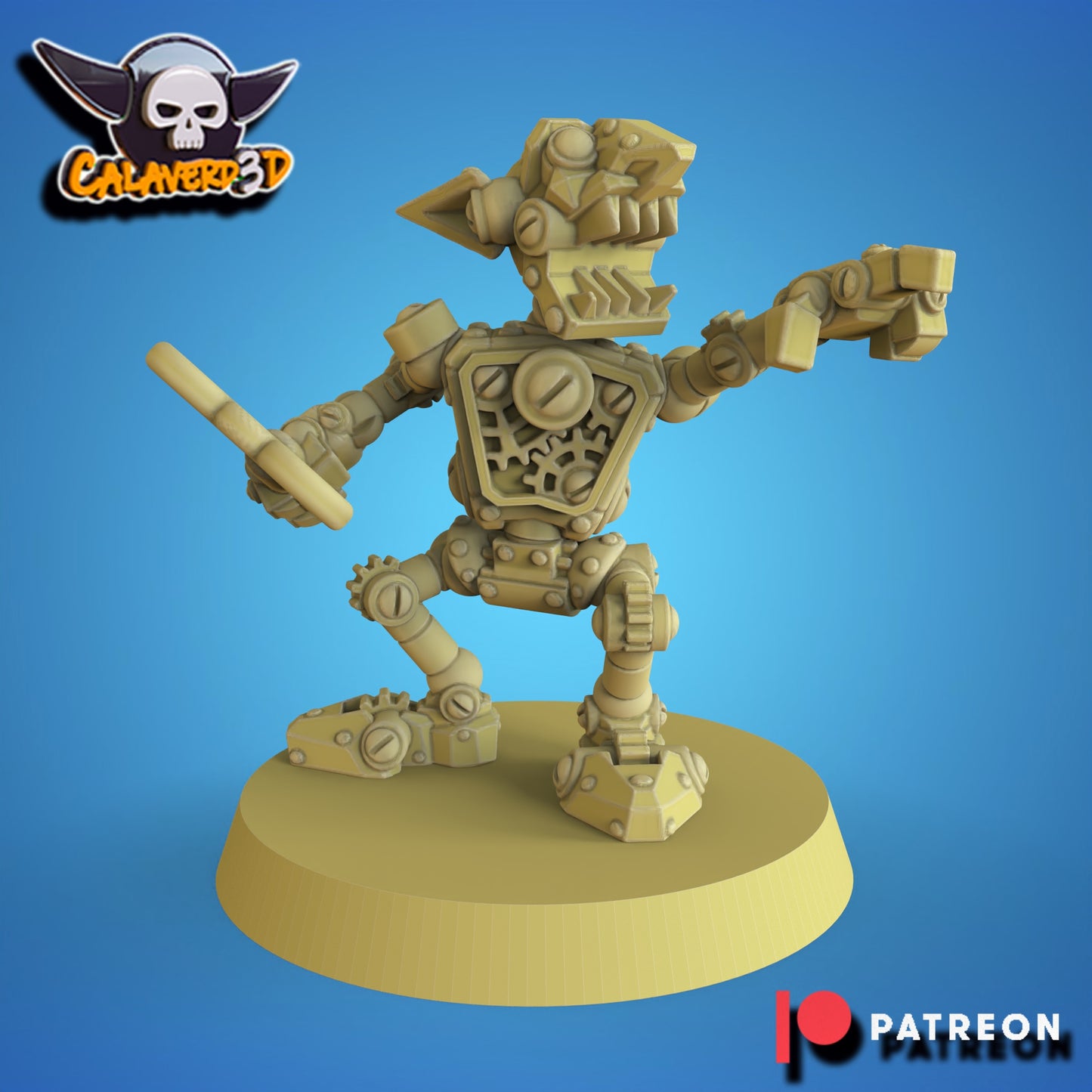 Botlins Team - 16 High-Quality 3D Print Miniatures Goblin Team | Blood Fantasy Football Bowl | Calaverd3D