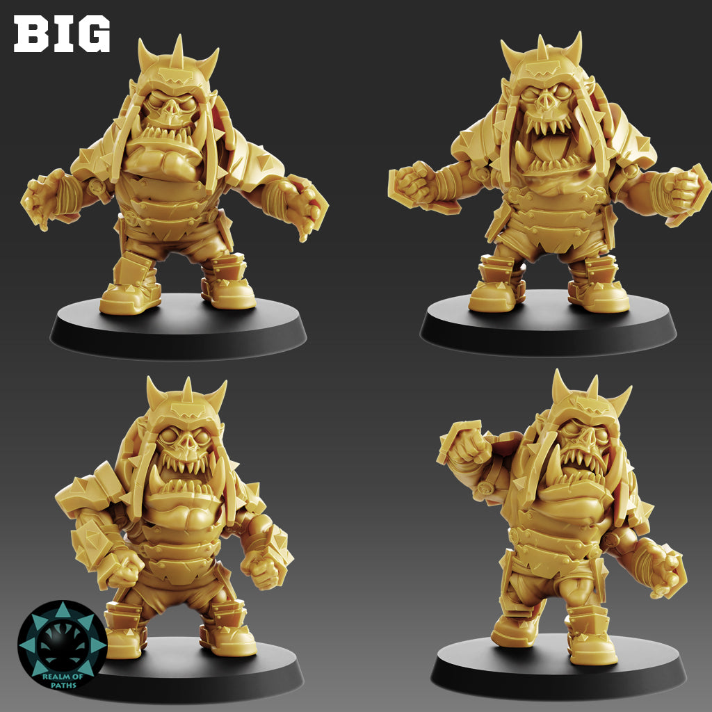Iron Crusher Orcs Fantasy Football Team 19 High Quality Miniatures Realm of Paths