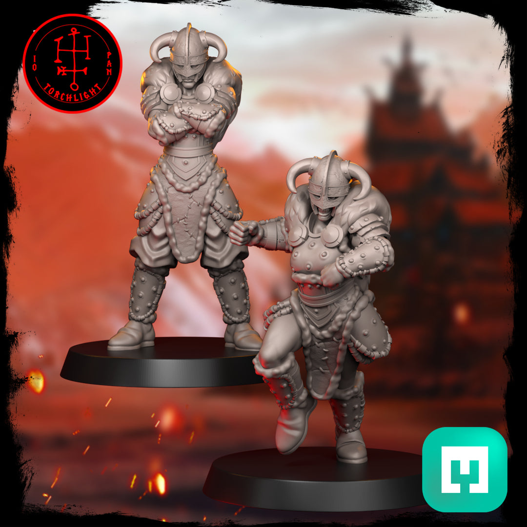 The Field Maidens Amazon Team - 15 High-Quality 3D Print Miniatures | Blood Fantasy Football Bowl | Torchlight Models
