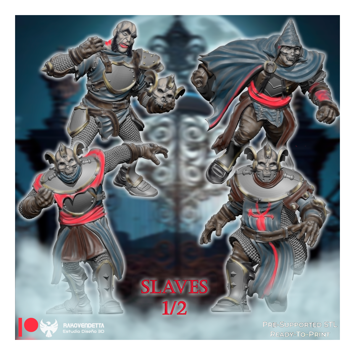 Vampire Team Blood Fantasy Football Bowl 19 High Quality Miniatures Rakovendetta