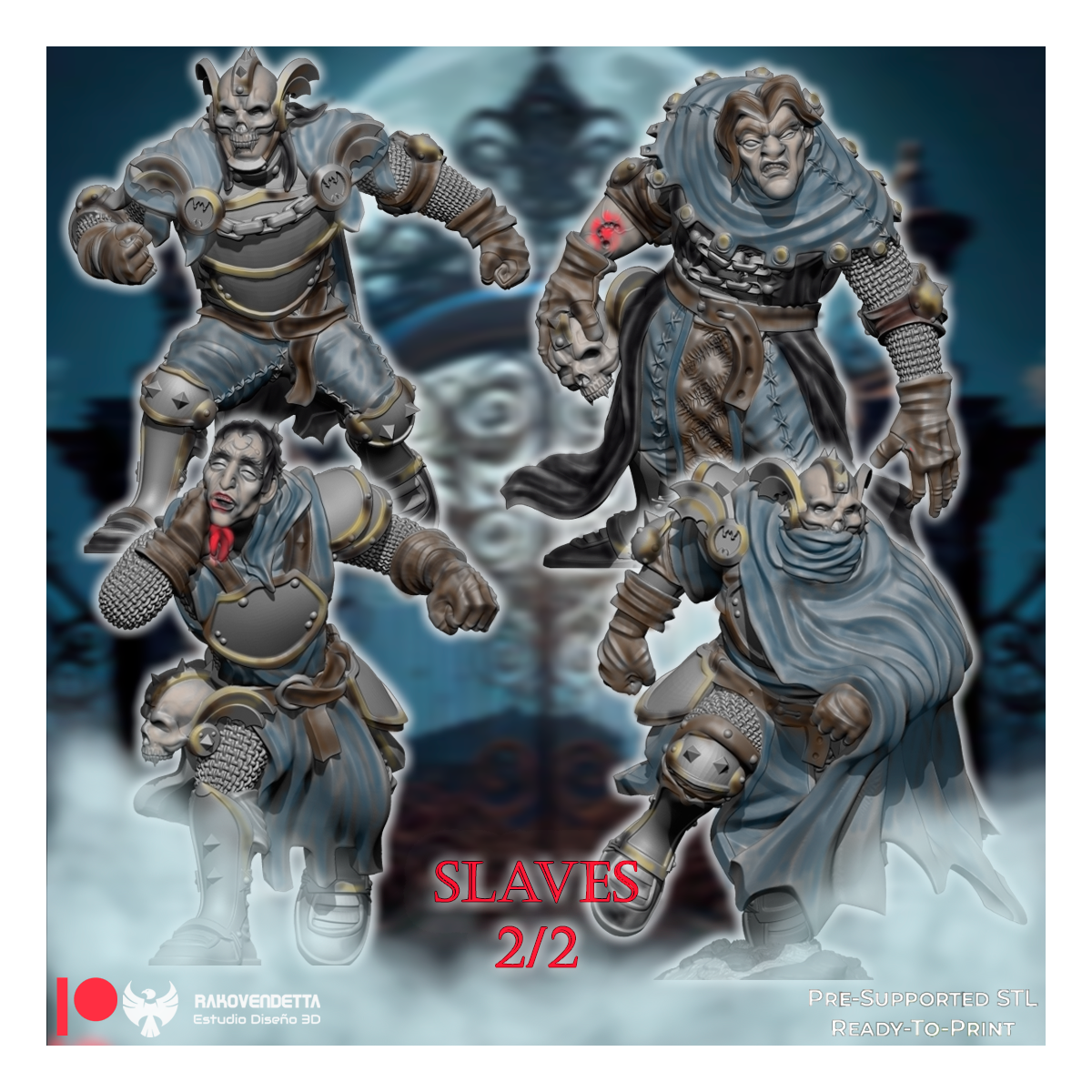 Vampire Team Blood Fantasy Football Bowl 19 High Quality Miniatures Rakovendetta