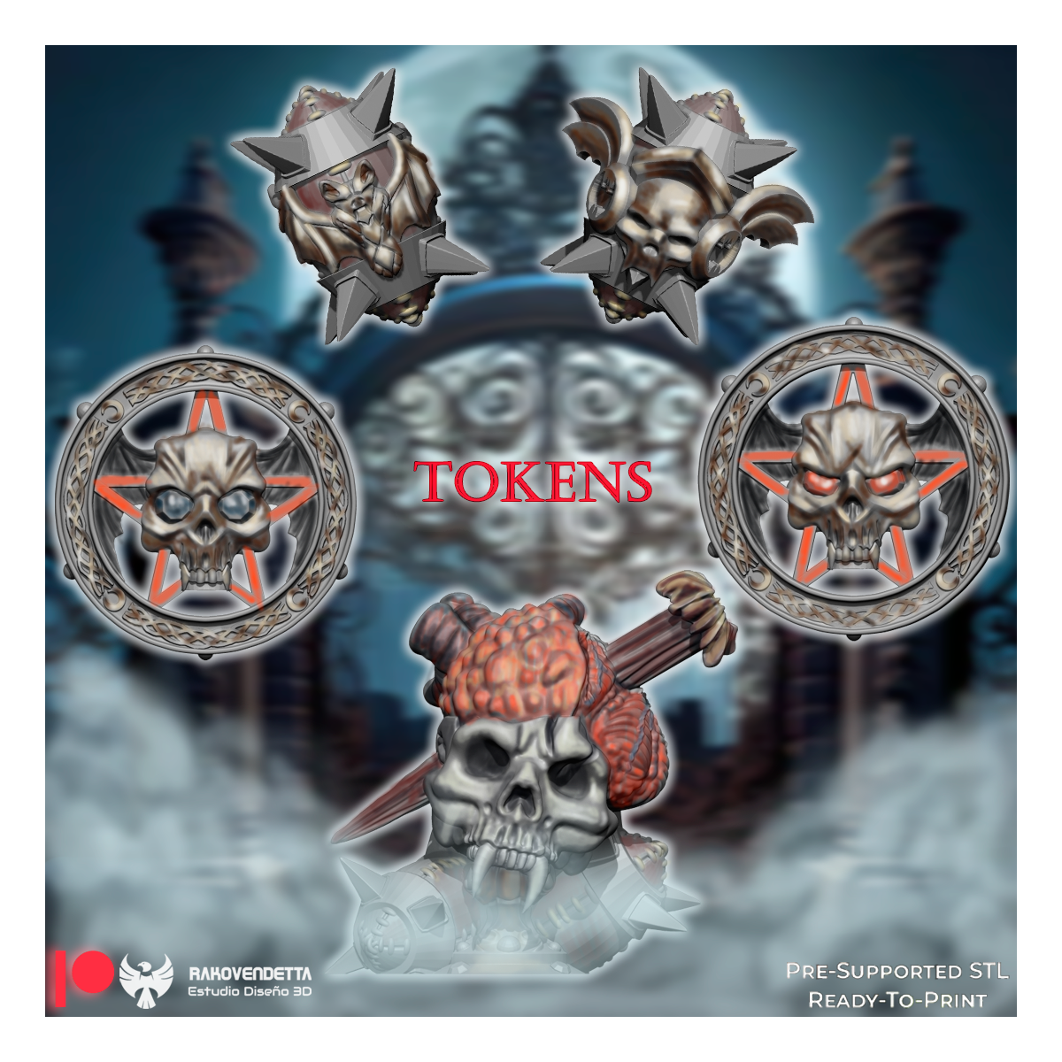 Vampire Team Blood Fantasy Football Bowl 19 High Quality Miniatures Rakovendetta
