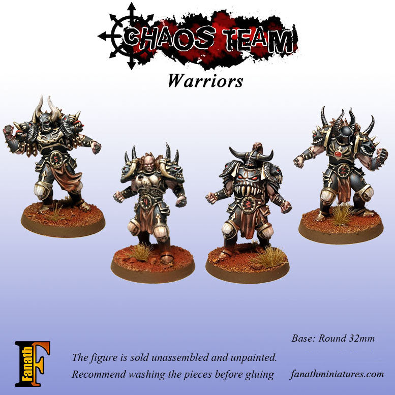 Chaos Blood Bloodbound Team for Fantasy Football Miniature Tabletop Game Fanarth
