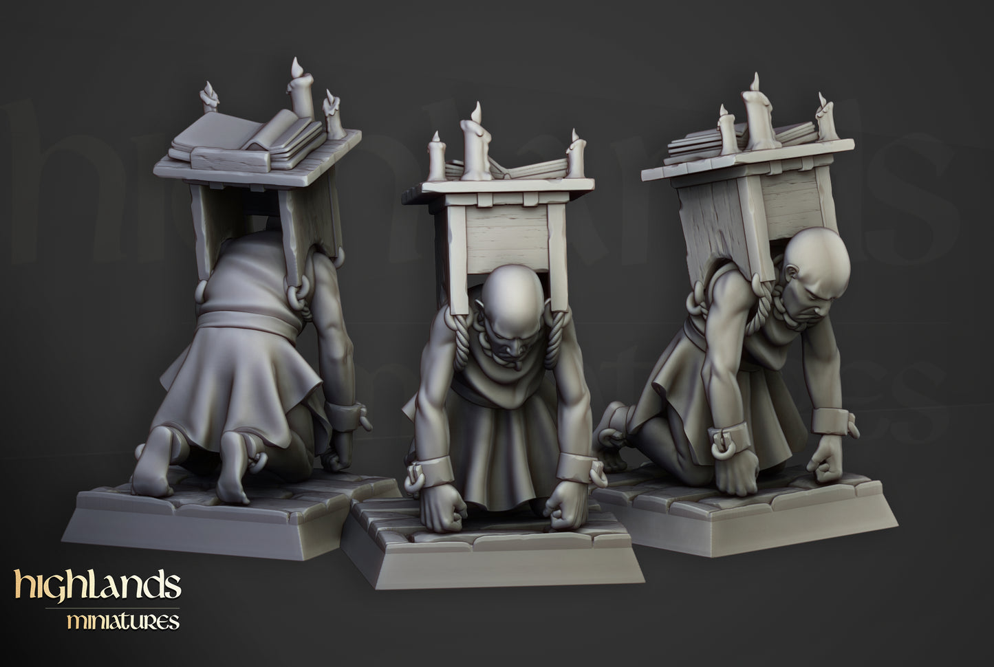 Inquisitorial Band – Human Mordheim Warband Miniatures by Highlands Miniatures | 3D Printed for Skirmish & Fantasy Wargames