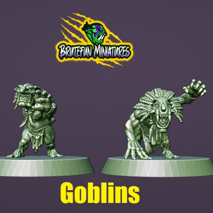 Savage Orc Team 31 miniatures Fantasy Football Brutefun Miniatures - TheMajorLab