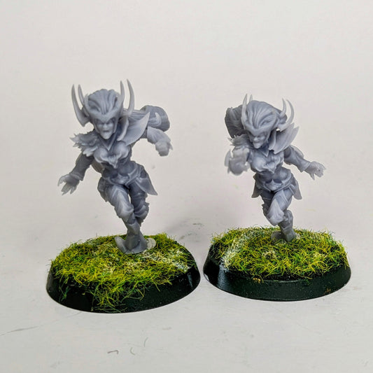 Dark Elf Team & Star player Corvus Cabal Fantasy Football Ugni Miniatures - TheMajorLab