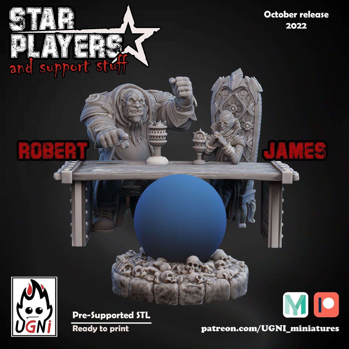Robert and James | Fantasy Football UGNI Miniatures - TheMajorLab