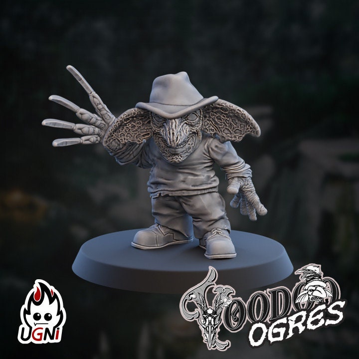 Fredi and Chaki | Ogre | Gnoblar Star Player for Fantasy Football UGNI Miniatures - TheMajorLab