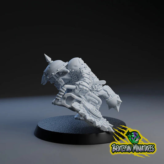Goblin Team Chainsaw Star Player Brutefun Miniature Fantasy Football