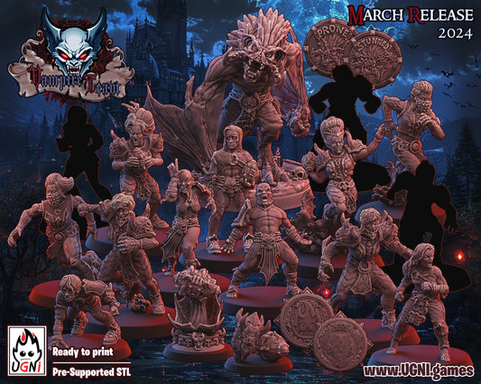 Vampire Team for Fantasy Football Ugni miniatures - TheMajorLab