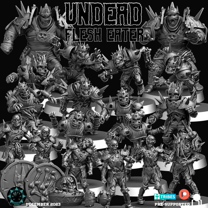 Undead Flesh Eater | Undead Team | Fantasy Football Realm of paths - TheMajorLab