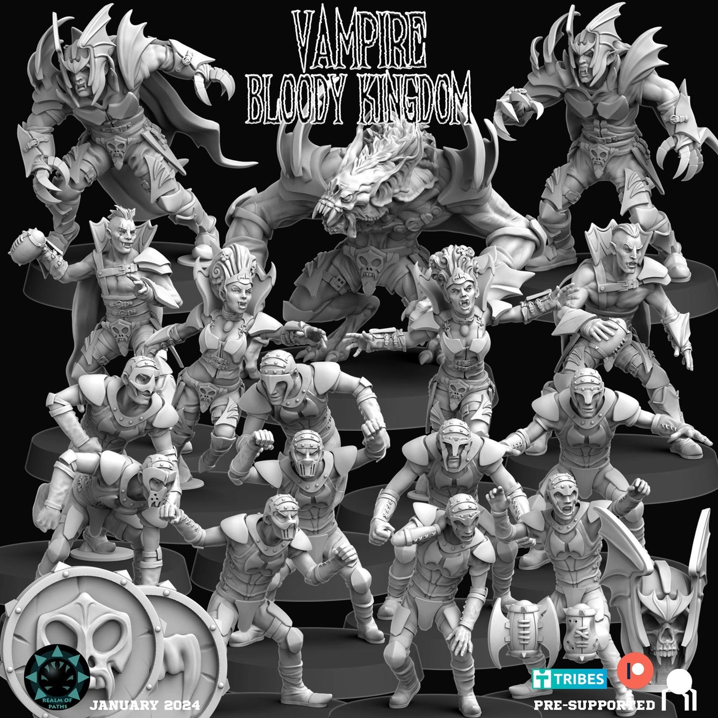 Vampire Bloody Kingdom | Vampire Team | Fantasy Football Realm of paths - TheMajorLab