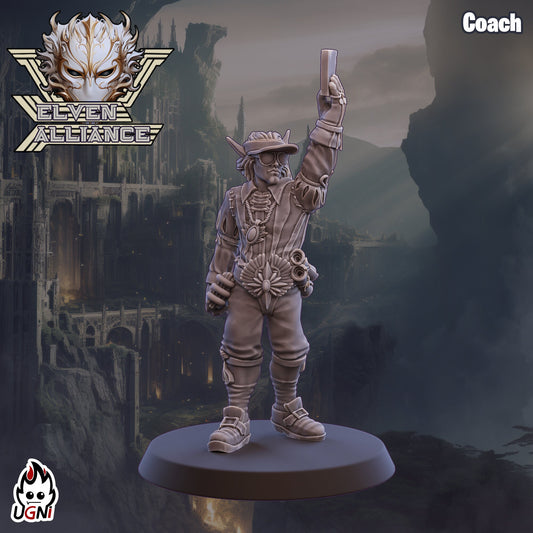 Elven Alliance Coach | Fantasy Football UGNI Miniatures - TheMajorLab