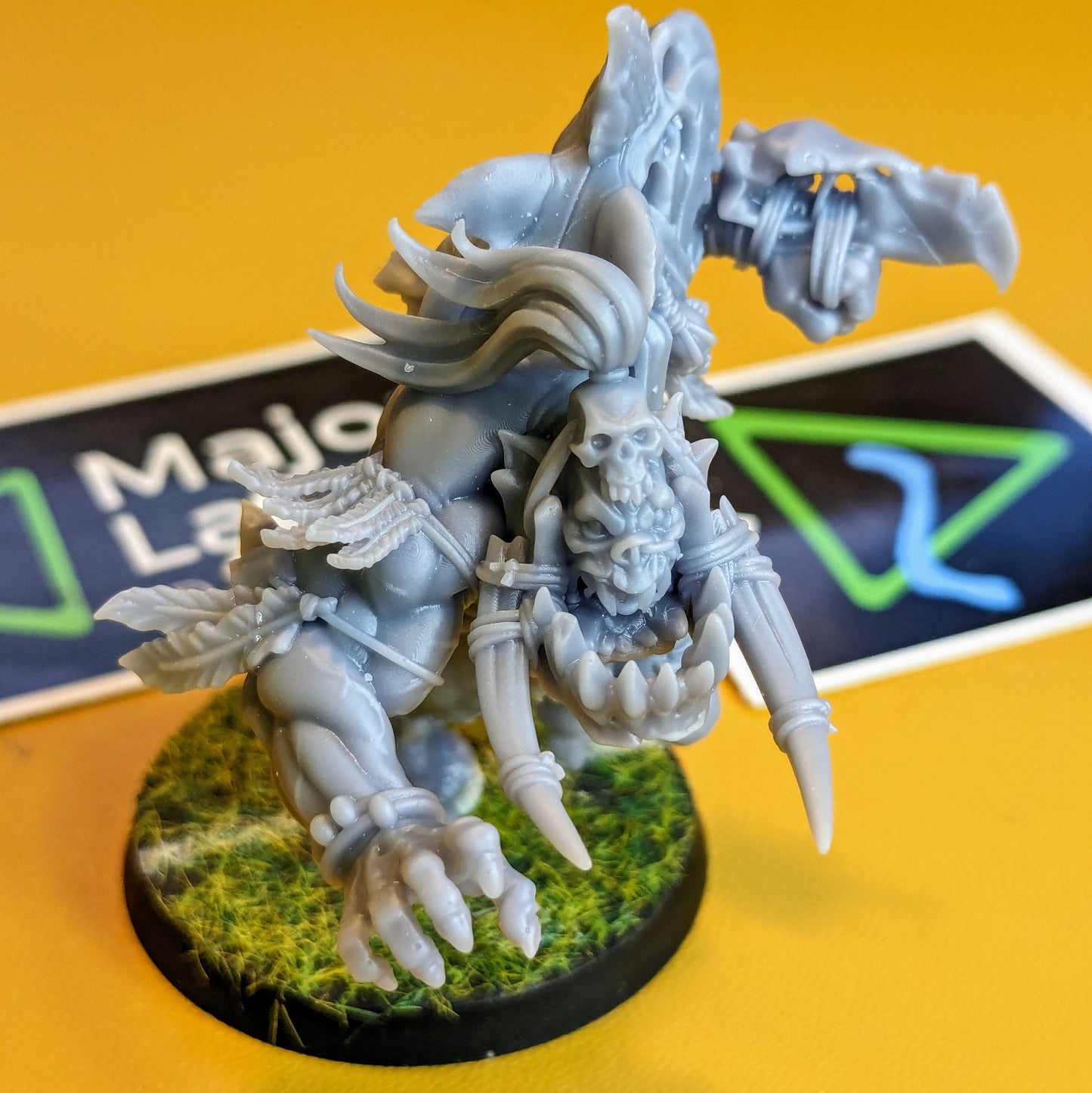 SAVAGE ORC Star Player Fantasy Football Brutefun Miniatures - TheMajorLab