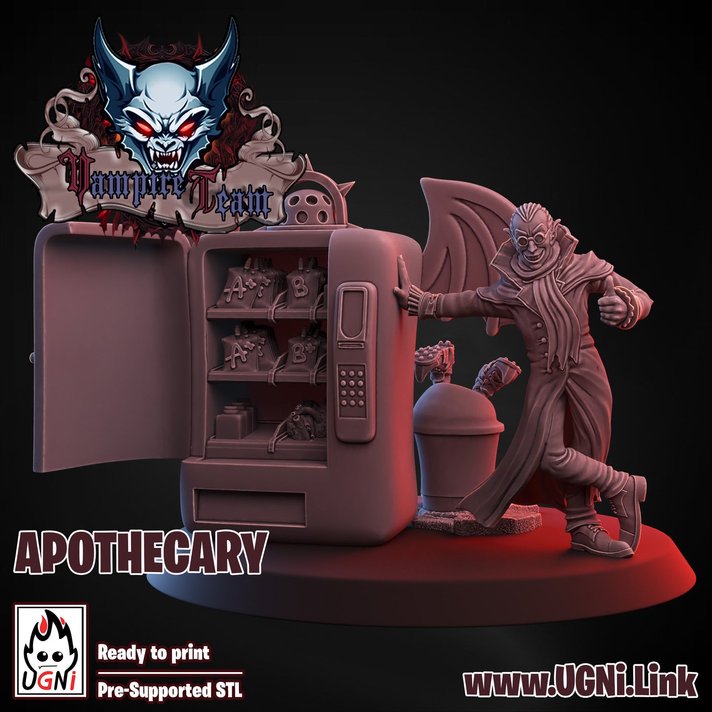 Vampire Apothecary Fantasy Football UGNI Miniatures - TheMajorLab