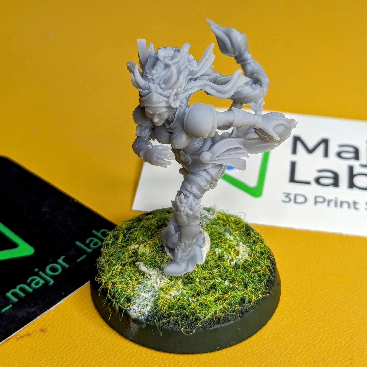 Grace Summon | Wood Elf Star Player for Fantasy Football UGNI Miniatures - TheMajorLab