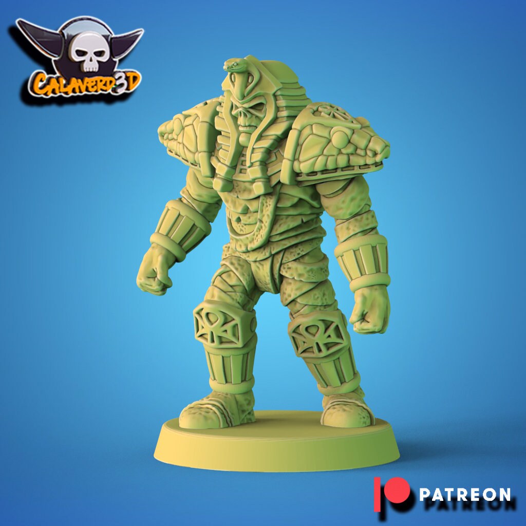 Mummy Star Player Fantasy Football Khemri Necromantic Team Calaverd 3D - TheMajorLab