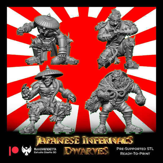 Updated Japanese Infernal Dwarves Team Blood Fantasy Football Bowl Chaos Dwarves Rakovendetta - TheMajorLab