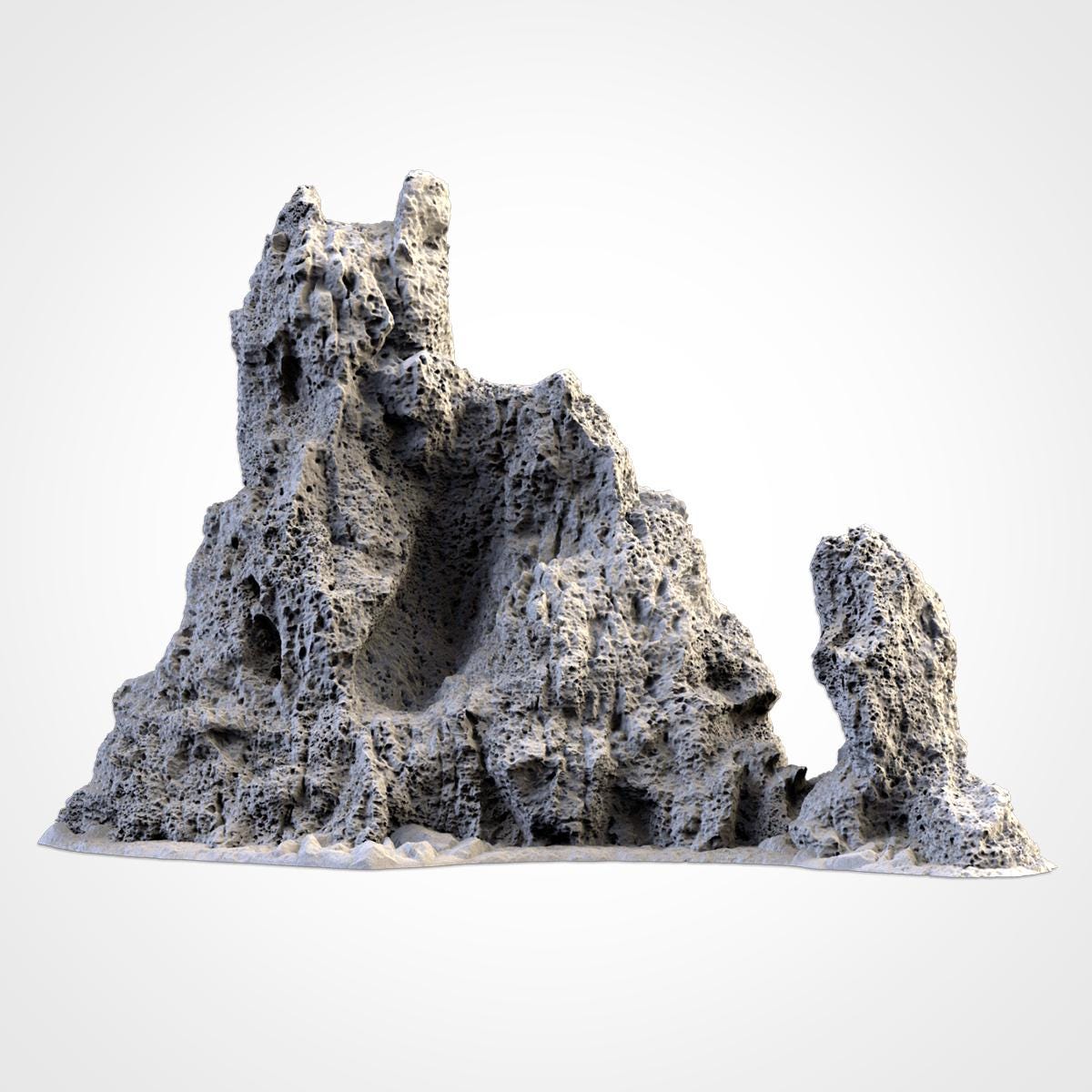 Tabletop Terrain Volcanic Rock for Warhammer Age of Sigmar aos 4th edition 40k Dungeons and Dragons wargame mordheim Txarli Factory