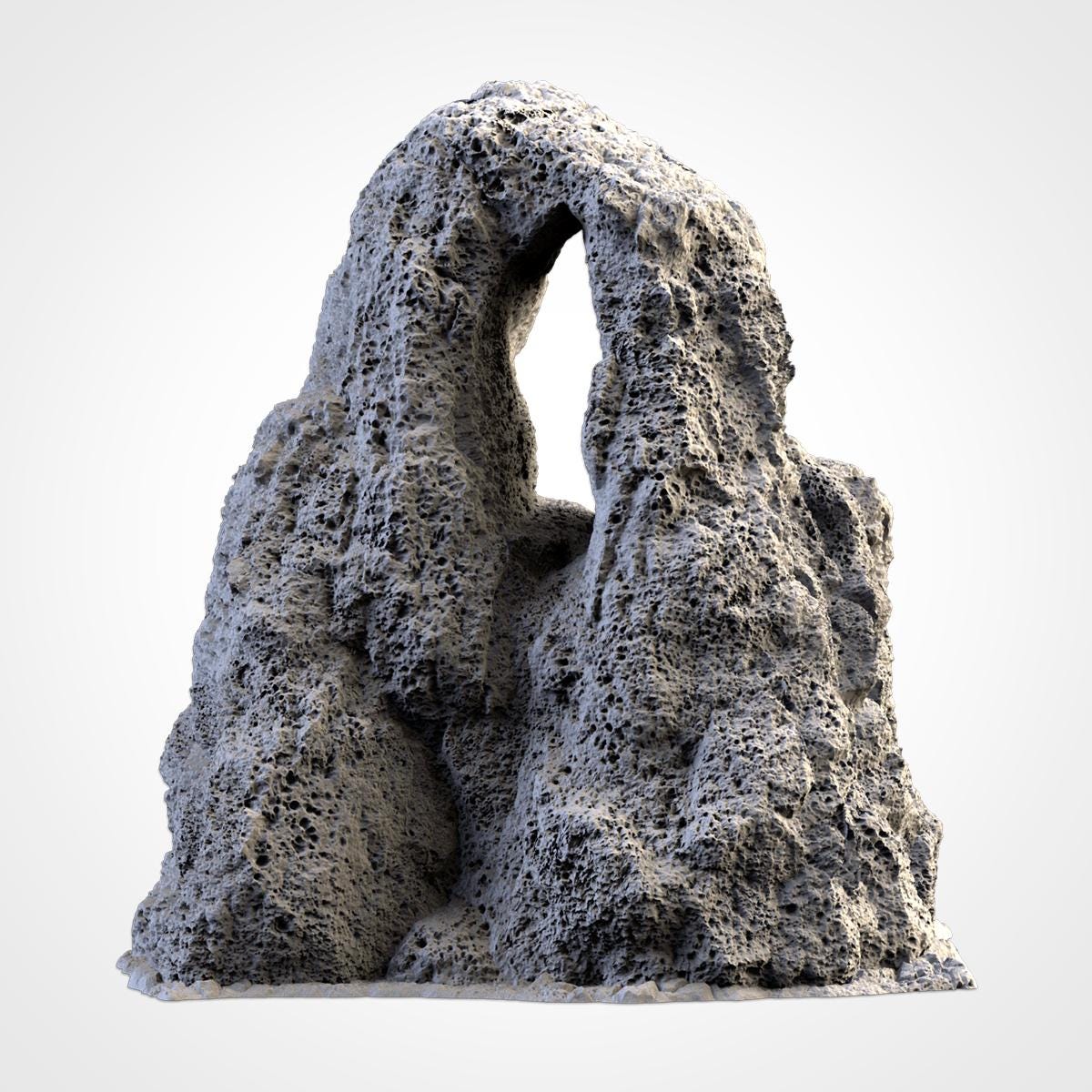 Tabletop Terrain Volcanic Rock for Warhammer Age of Sigmar aos 4th edition 40k Dungeons and Dragons wargame mordheim Txarli Factory