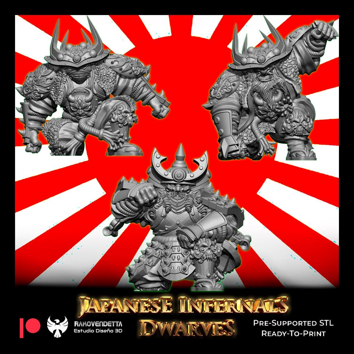 Updated Japanese Infernal Dwarves Team Blood Fantasy Football Bowl Chaos Dwarves Rakovendetta