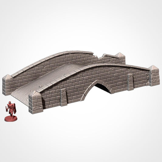 Tabletop Terrain Medieval Bridge for Warhammer Age of Sigmar aos 4th edition 40k Dungeons and Dragons wargame mordheim Txarli Factory - TheMajorLab