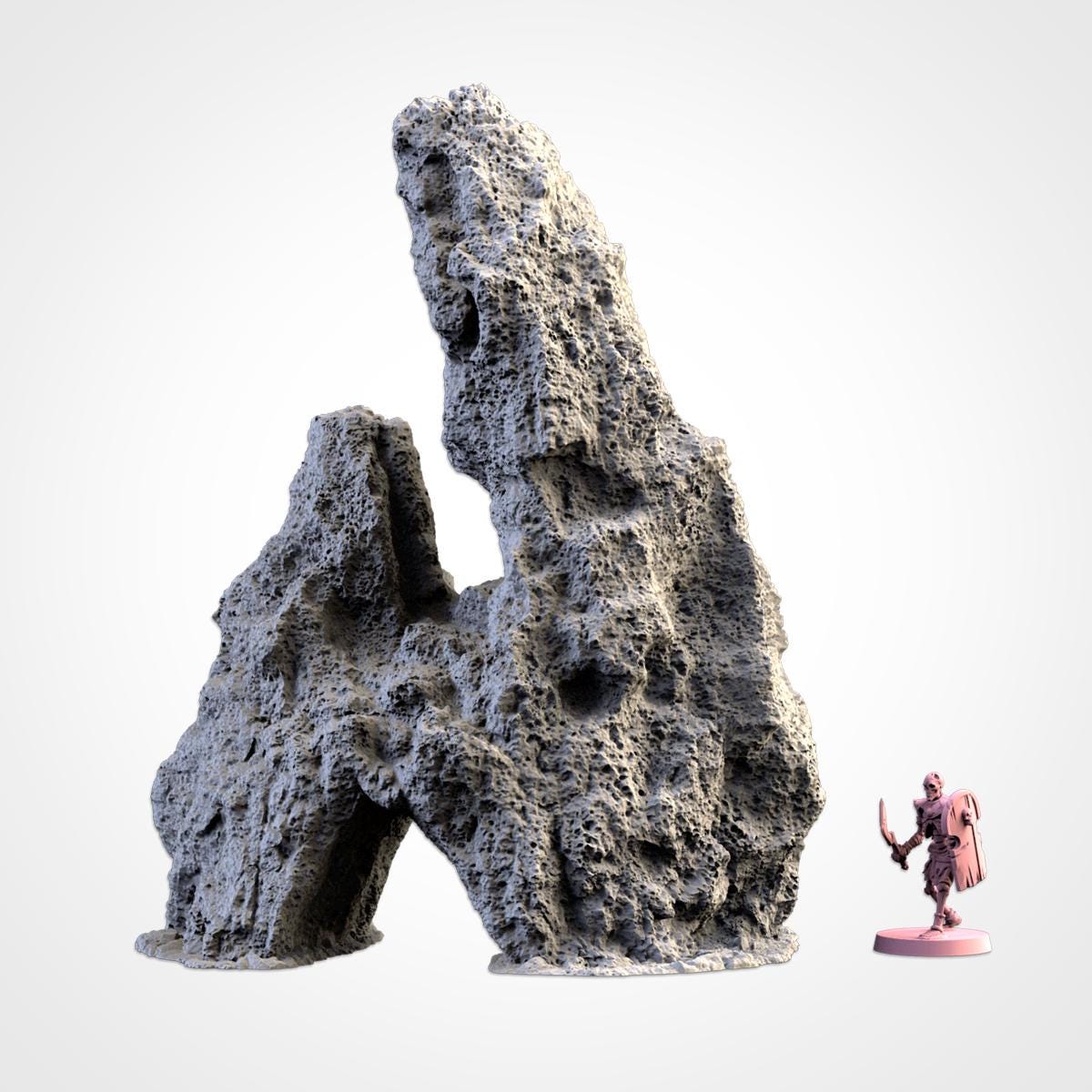 Tabletop Terrain Volcanic Rock for Warhammer Age of Sigmar aos 4th edition 40k Dungeons and Dragons wargame mordheim Txarli Factory