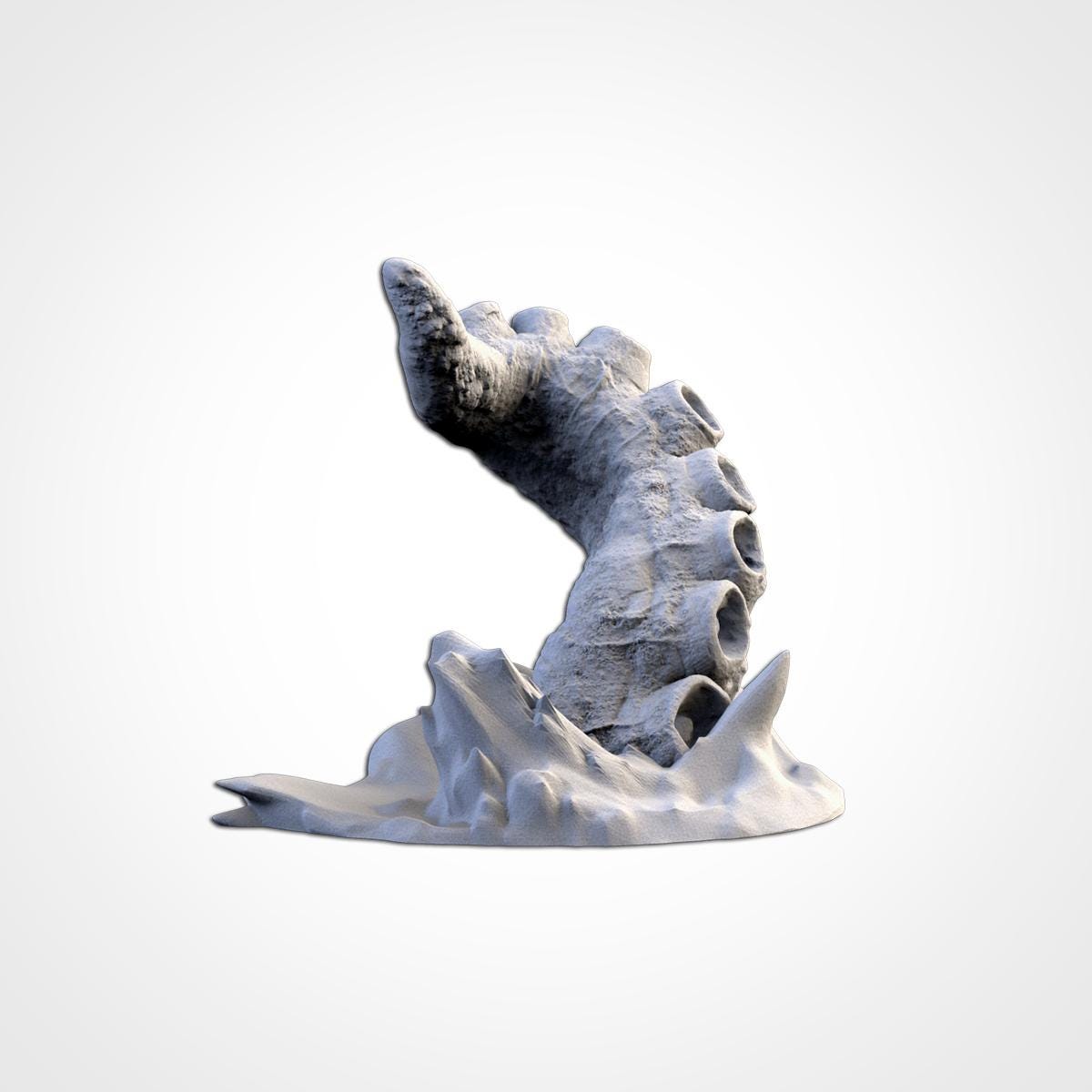 Tabletop Terrain Kraken for Warhammer Age of Sigmar aos 4th edition 40k Dungeons and Dragons wargame mordheim Txarli Factory - TheMajorLab