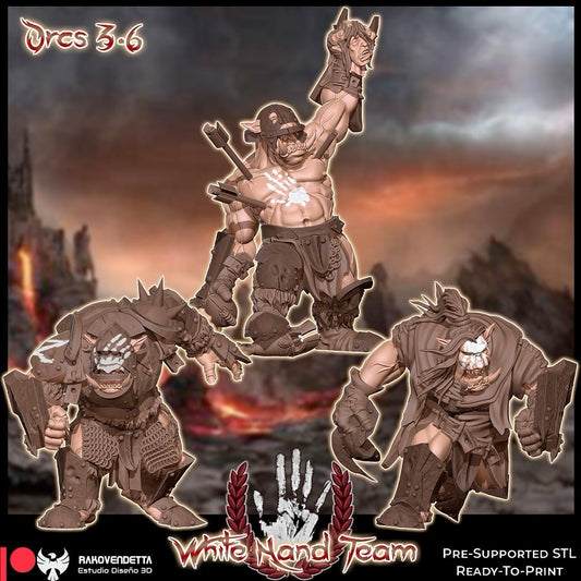 THE WHITE HAND Orc Team Blood Fantasy Football Bowl Rakovendetta - TheMajorLab