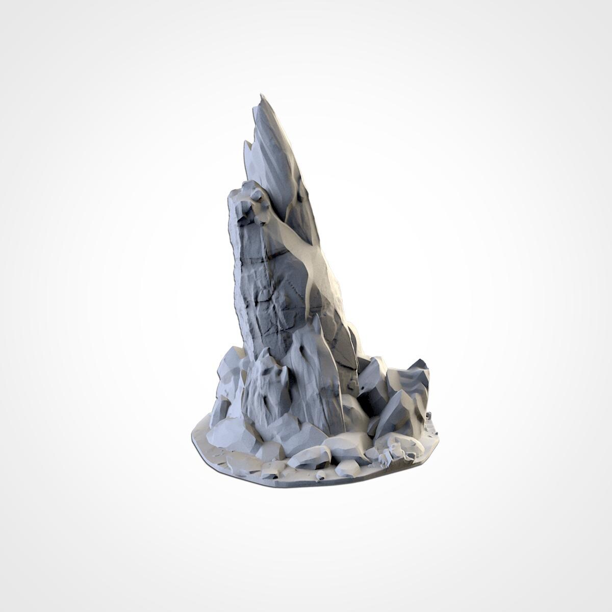 Tabletop Terrain Rocks for Warhammer Age of Sigmar aos 4th edition 40k Dungeons and Dragons wargame mordheim Txarli Factory