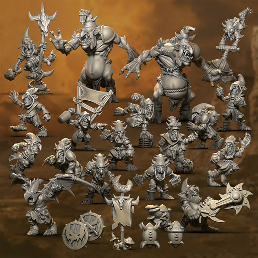 Night Dodgers Goblin Team Blood Fantasy Football Bowl Punga Miniatures - TheMajorLab