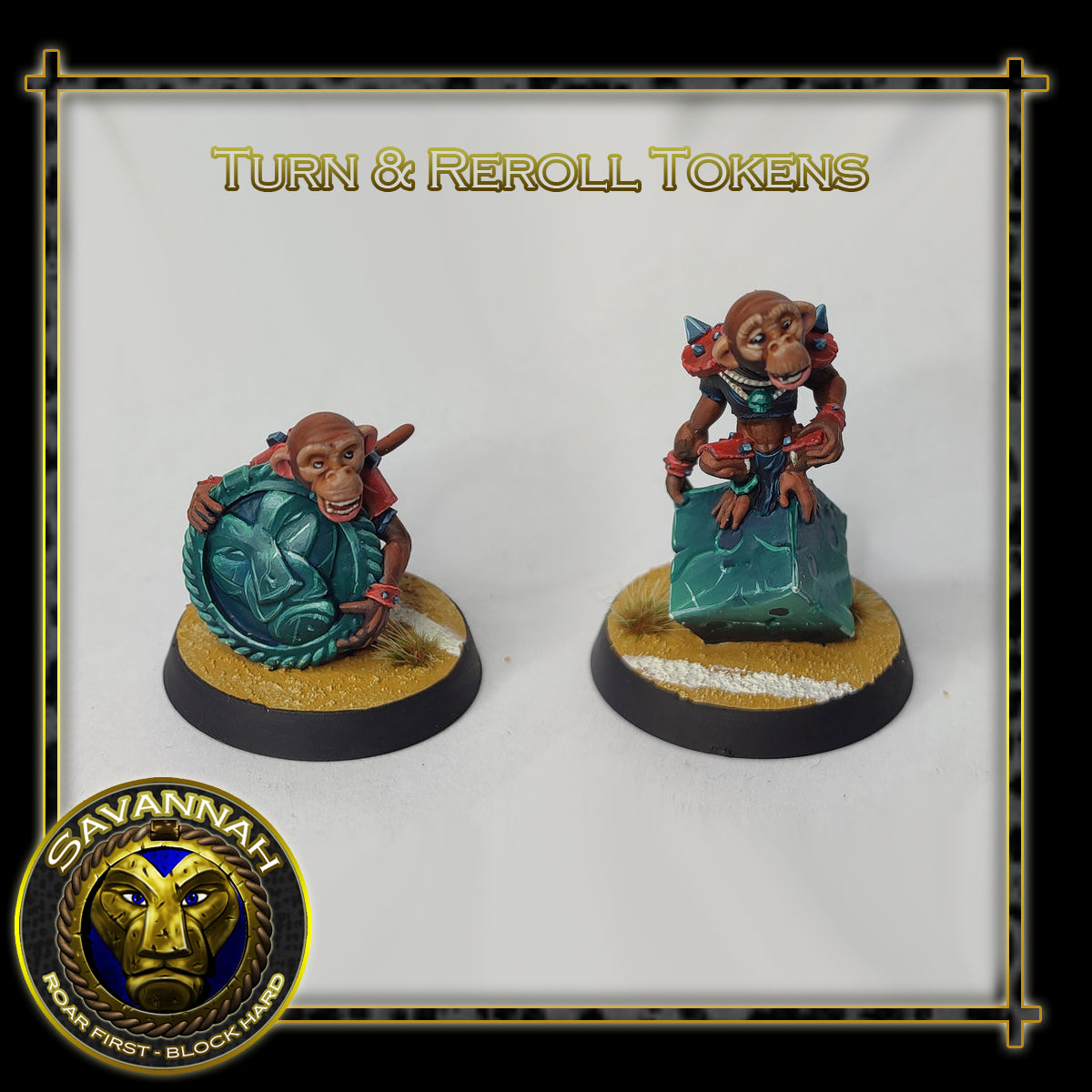 Savannah Blorc Brute Orcs Team for Fantasy Football Miniature Tabletop Game Galladur