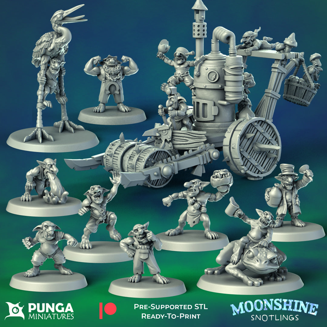 Moonshine Snotlings Team Fantasy Football Punga Miniatures