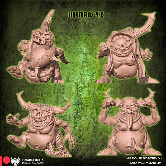 Little Putrids Snotlings Team Blood Bowl Fantasy Football Team 18 High Quality Miniatures Rakovendetta