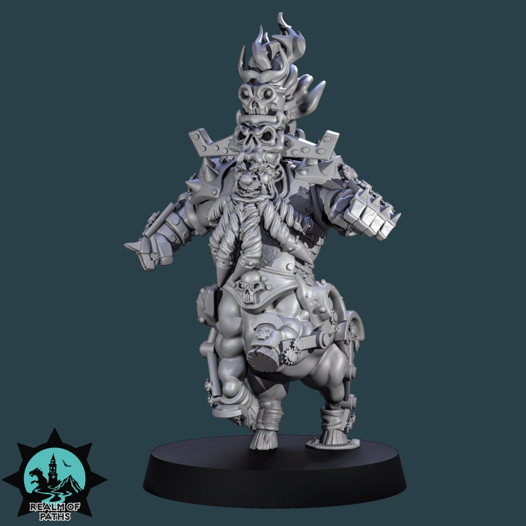 The Fire Mechanics Chaos Dwarf Team Fantasy Football Bowl Realm of paths