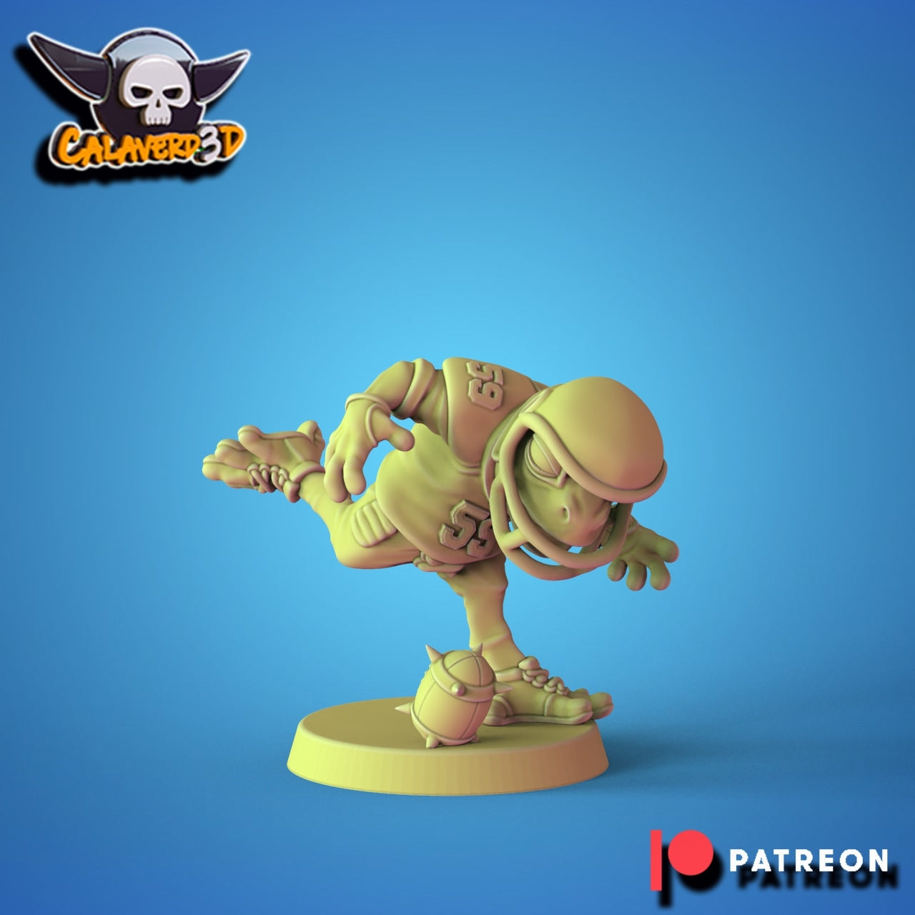 NFFL Slann Team Fantasy football Calaverd3D