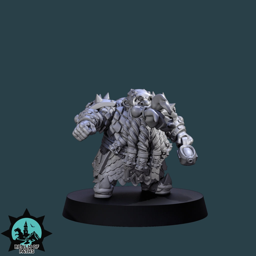 The Fire Mechanics Chaos Dwarf Team Fantasy Football Bowl Realm of paths