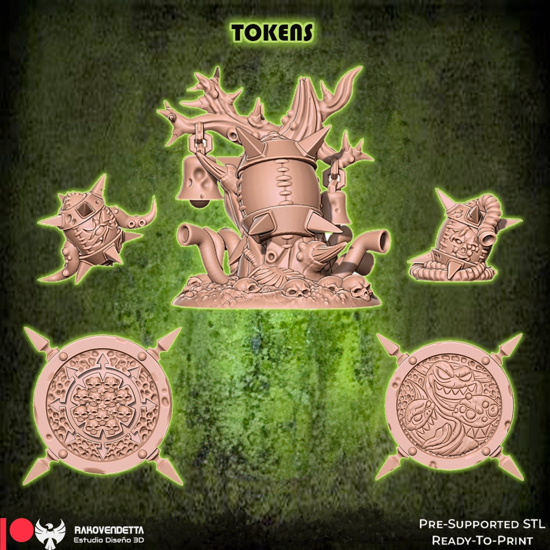 Little Putrids Snotlings Team Blood Bowl Fantasy Football Team 18 High Quality Miniatures Rakovendetta